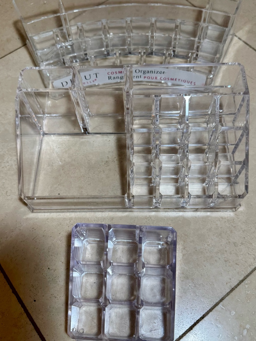 Clear Acrylic Cosmetic Organizers